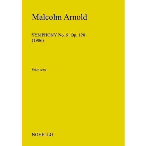 Malcolm Arnold: Symphony No.9 Op.128 (Study Score)