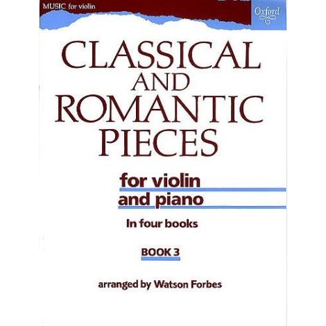 Classical and Romantic Pieces for Violin Book 3 (V