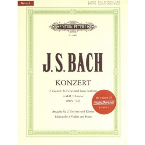 Bach: Double Concerto in D Minor BWV1043 with CD (