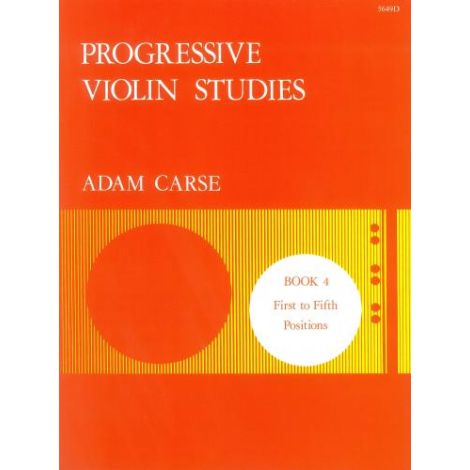 Carse: Progressive Violin Studies. Book 4