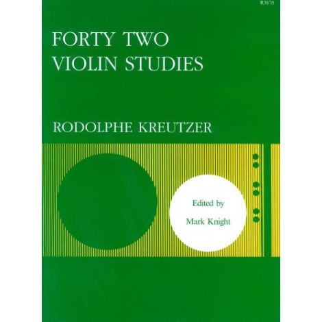 Kreutzer: 42 Studies (Violin Solo)