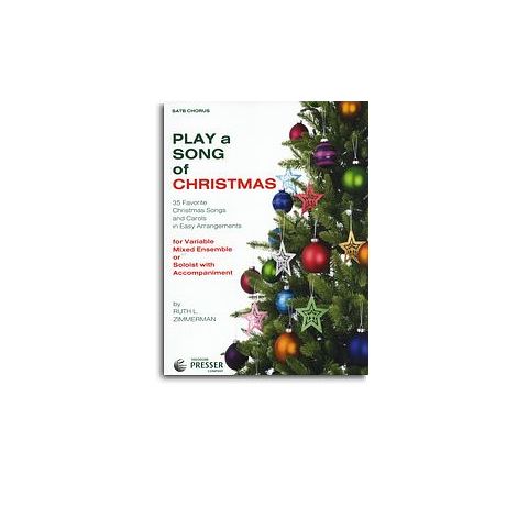 Play A Song Of Christmas - Variable Mixed Ensemble Or Solo With Accompaniment (SATB)