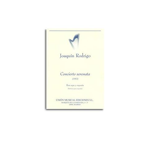 Rodrigo: Concierto Serenata Para Arpa Y Orquesta (Miniature Score)