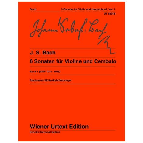 Bach 6 Sonatas for Violin, Vol. 1