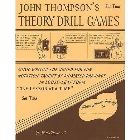 John Thompson: Theory Drill Games Set 2