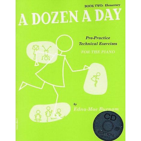 Burnam: A Dozen A Day Book 2 Elementary Edition (with CD)