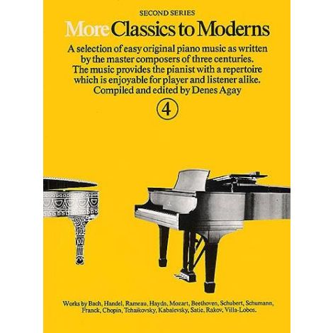 More Classics To Moderns Book 4 (Piano Solo)