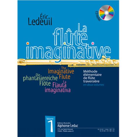 ERIC LEDEUIL - LA FLUTE IMAGINATIVE, VOLUME 1 (AVEC CD AL30366)