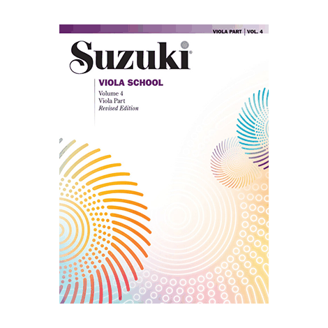 Suzuki Viola School Volume 4 Part (Revised Edition)