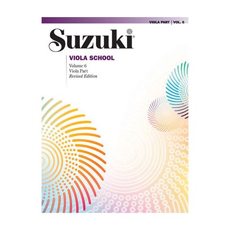 Suzuki Viola School (Viola Part) Volume 6 Revised Edition