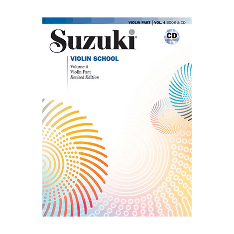 Suzuki: Violin School Volume 4 - Violin Part Book + CD (Revised Edition) 