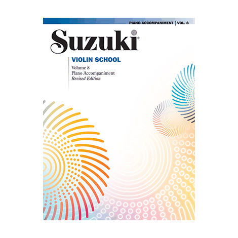 Suzuki Violin School Volume 8 Piano Accompaniment Book Only