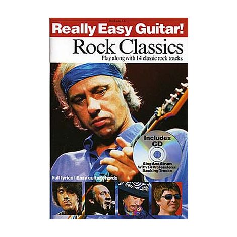 Really Easy Guitar Rock Classics Gtr Book/CD