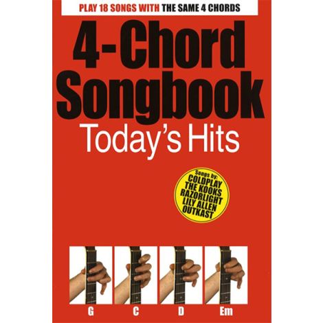 4-CHORD SONGBOOK TODAY'S HITS GUITAR BOOK