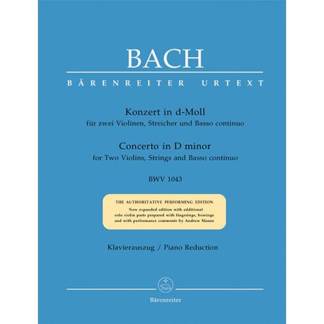 Bach: Double Concerto in D minor for Two Violins B