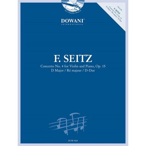 Seitz Concerto No 4 For Violin and Piano Op. 15 D Major With CD