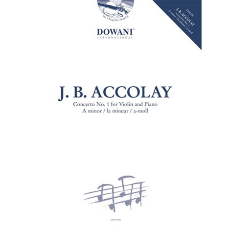 Accolay Concerto No 1 in A minor for Violin and Piano