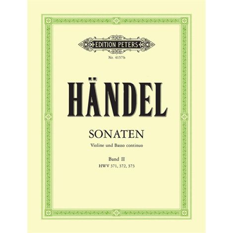 Handel: Sonatas Vol.2 (Instrumental Solo & Piano Accompaniment) (Edition Peters)