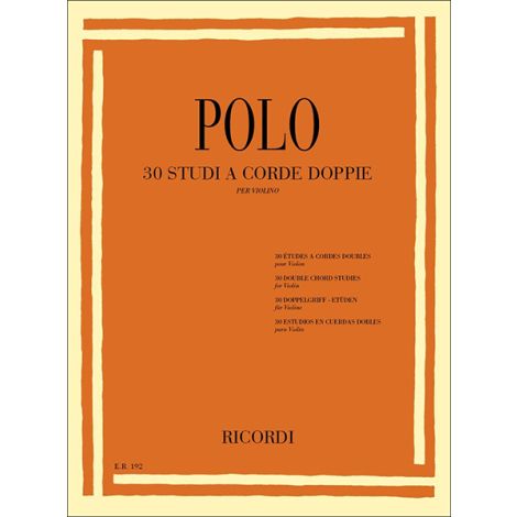 Polo: 30 Studi a Corde doppie (Violin Solo)