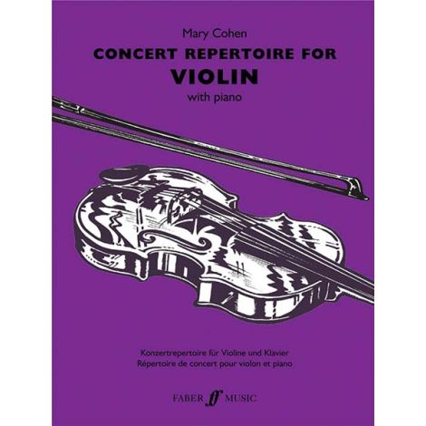 CONCERT REPERTOIRE FOR VIOLIN (AND PIANO)