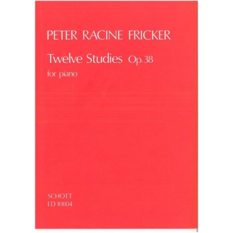 Fricker: 12 Studies for Piano
