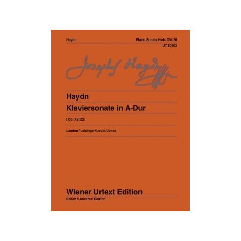 Haydn: Piano Sonata in A Major, XVI:26