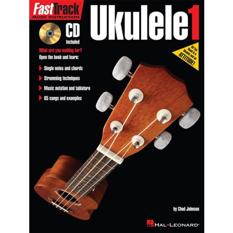 Fast Track Ukulele Method Book 1 Bk/Cd