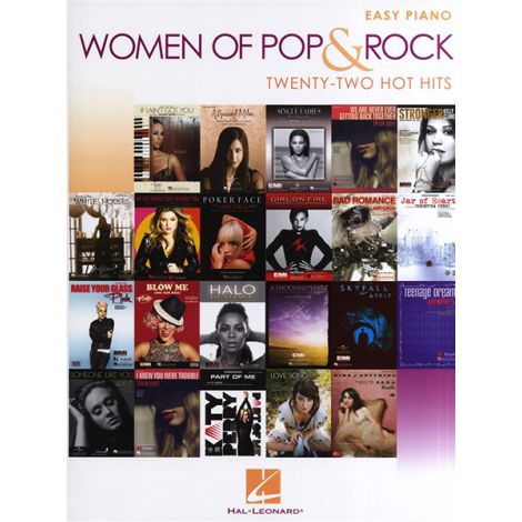 Women Of Pop And Rock: Easy Piano - 22 Hot Hits
