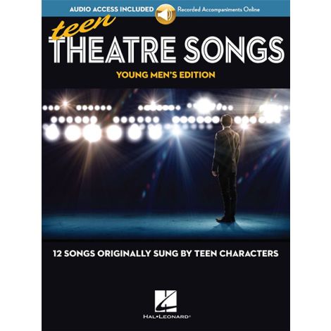 Teen Theatre Songs: Young Men's Edition (Book/Online Audio)