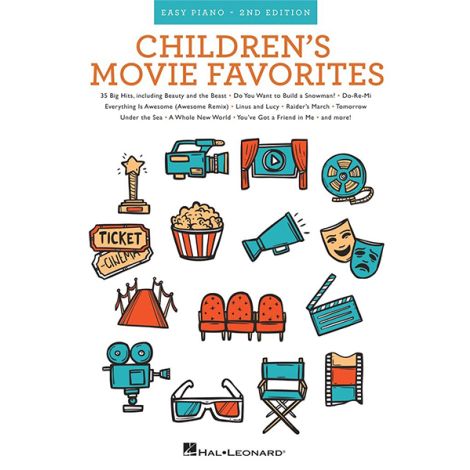 Children's Movie Favorites - 2nd Edition (Easy Piano)