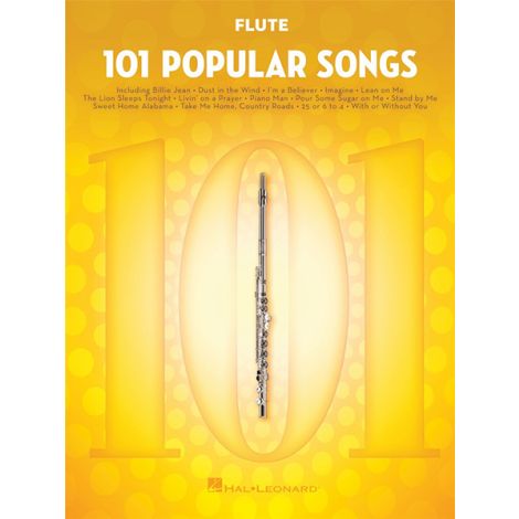 101 POPULAR SONGS: FLUTE SOLO