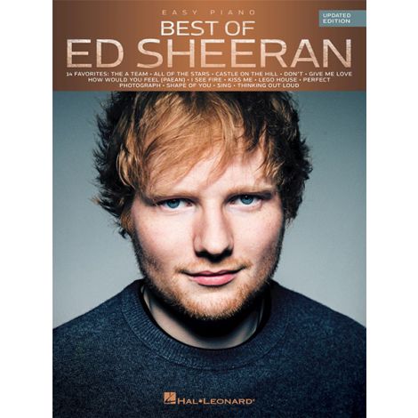 SHEERAN ED BEST OF UPDATED EDITION FOR EASY PIANO BOOK