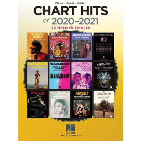 Chart Hits of 2020-2021 Piano/Vocal/Guitar