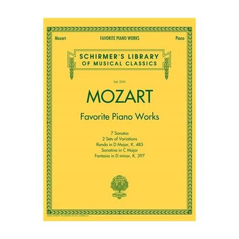 Mozart: Favorite Piano Works 