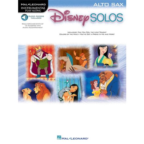 Disney Solos (Alto Saxophone) (Book/Online Audio)