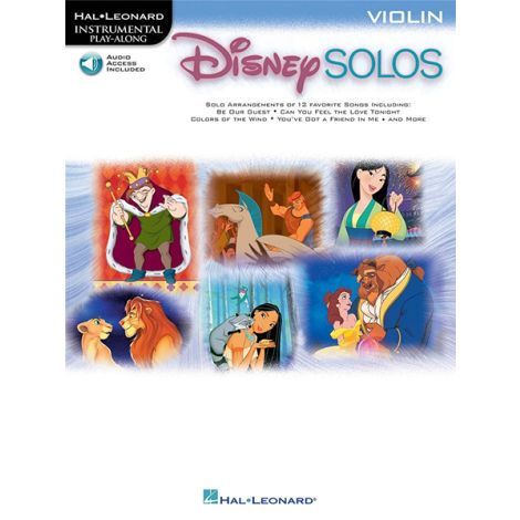 Disney Solos (Violin) (Book/Online Audio)