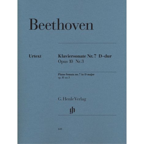 Beethoven: Piano Sonata No.7 in D Major Opus 10 No.3 (Henle Urtext)