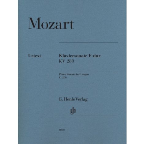 Mozart Piano Sonata in F major K280 (189E) (Henle Urtext)