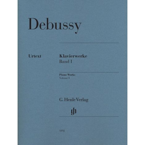 Claude Debussy: Piano Works - Volume I (Paperback) (Henle Urtext)