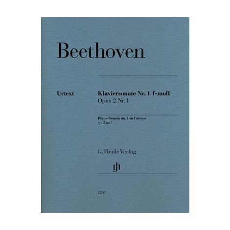 Beethoven: Piano Sonata no. 1 f minor op. 2 no. 1 (Henle)