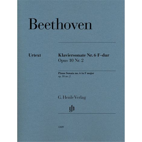 Beethoven: Piano Sonata No. 6 F Major Op. 10 No. 2 (Henle)