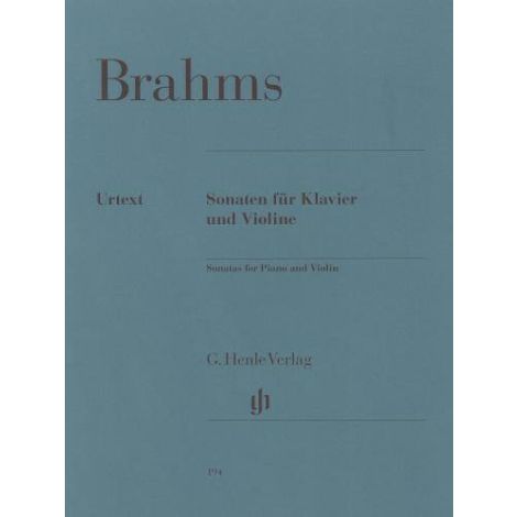 Johannes Brahms: Violin Sonatas (Henle Urtext)