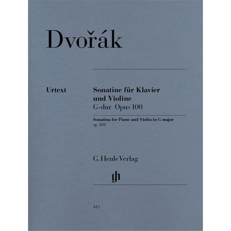 Antonin Dvorak Sonatina For Piano And Violin In G Op.100 (Henle Urtext)