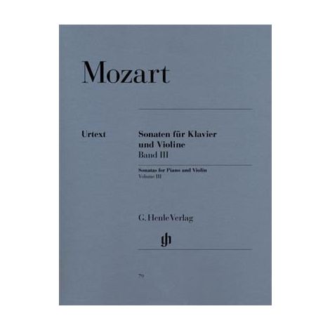 Mozart: Violin Sonatas - Volume 3, Violin/Piano