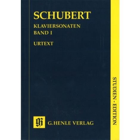 Schubert: Piano sonatas Volume 1 (Study Score) (Henle Urtext)