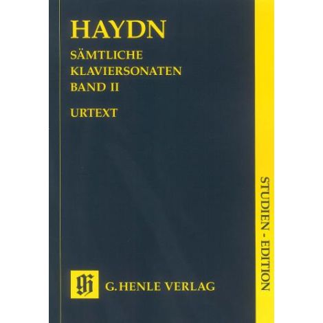 Haydn: Complete piano sonatas Volume 2 (Study Score) (Henle Urtext)