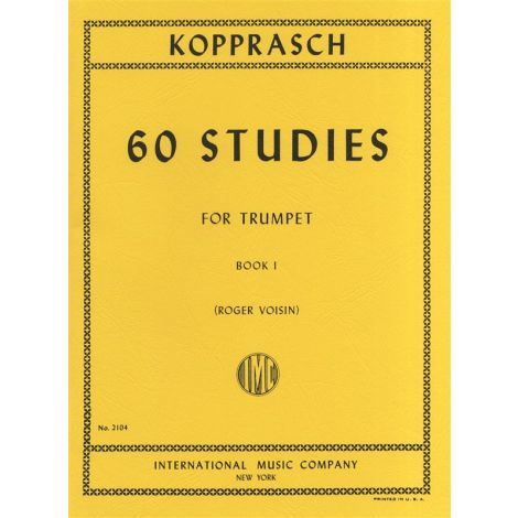 Kopprasch 60 Studies for Trumpet Book 1