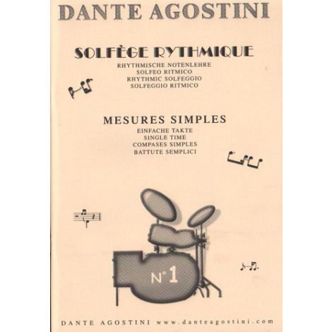 Dante Agostini: Solfege Rythmique - Volume 1