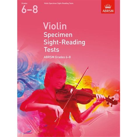 Violin Specimen Sight-Reading Tests, ABRSM Grades 6-8 : from 2012