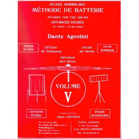 Methode de Batterie, Volume 5 : Estudes Superieures